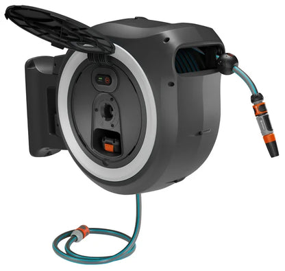 Cordless Wall-Mounted Hose Box PowerRoll