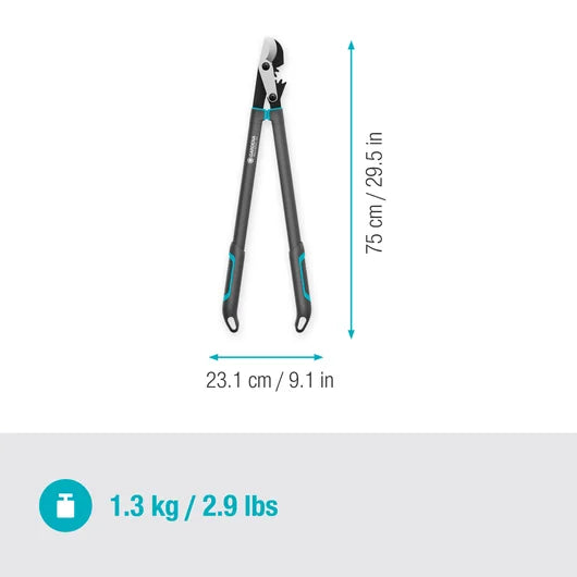 GARDENA Astschere EnergyCut Pro, Bypass-Schneidprinzip, für grünes, frisches Holz