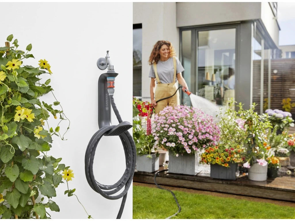 GARDENA Liano™ Schlauchaufbewahrung TapFix + 15 m Liano™ Set