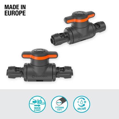 Micro-Drip-System Control/Shut-Off Valve 13 mm (1/2") - Content: 1 Piece