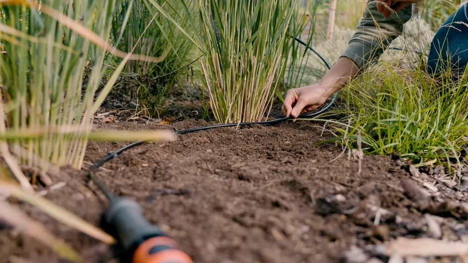 Micro-Drip-System Drip Irrigation Set for Vegetable/Plant Rows (15 m)