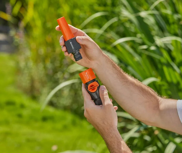 GARDENA Profi-System-Regulierstop, Verbindungsstück mit Regulierventil, 3/4 Zoll-Schlauch