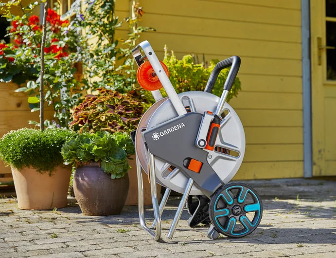 GARDENA Schlauchwagen CleverRoll M Easy Metall Set