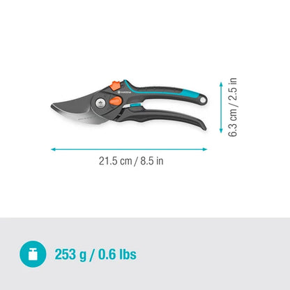 GARDENA Gartenschere PremiumCut Pro Flex, Bypass, Grünholz, 24 mm Schneiddurchmesser