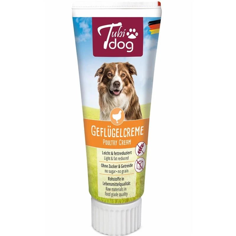 TubiDog® Geflügelcreme Tube für Hunde – 75 g