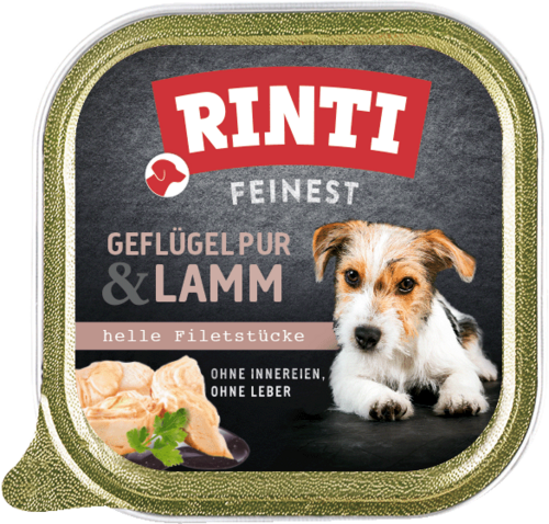 Rinti Feinest Geflügel pur & Lamm - Schale