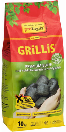 proFagus Grillis Buchen Grill-Holzkohlebriketts