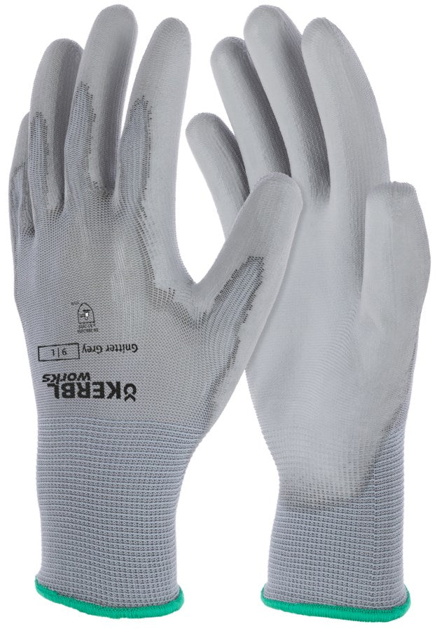 Kerbl Glove Gnitter Grey