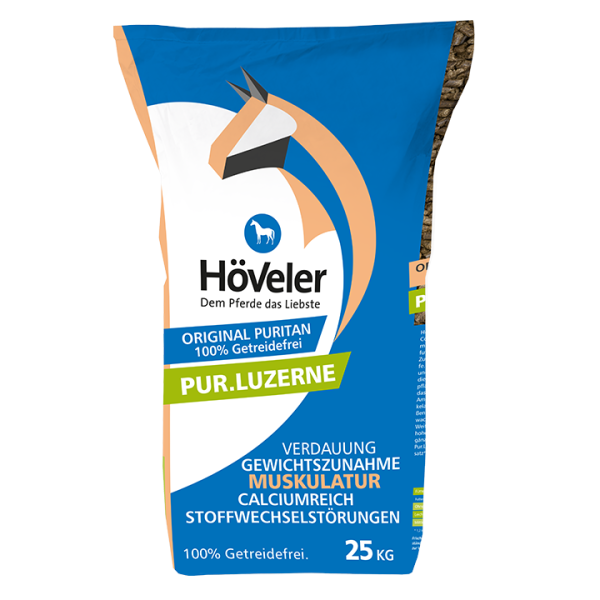 Höveler Pur. Luzerne Cob 25 kg Getreidefrei