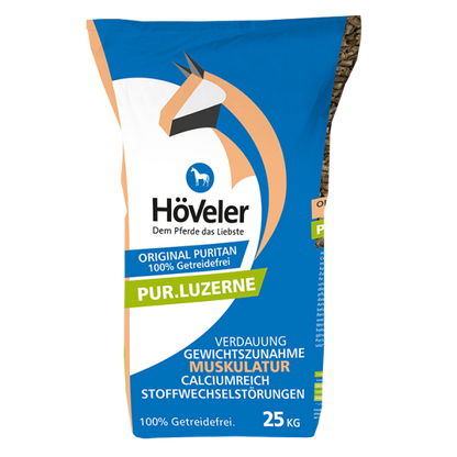 Höveler Pur. Luzerne Cob 25 kg Getreidefrei