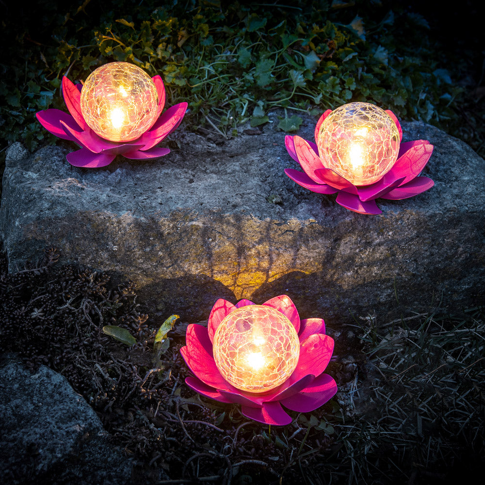 I-Glow LED Solar Lotusblüte