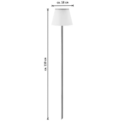 IC GW - LED Solar Standard Lamp 110 cm with 12 SMD LEDs