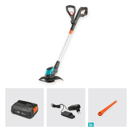 Gardena Cordless Trimmer EasyCut Ready to Use Set