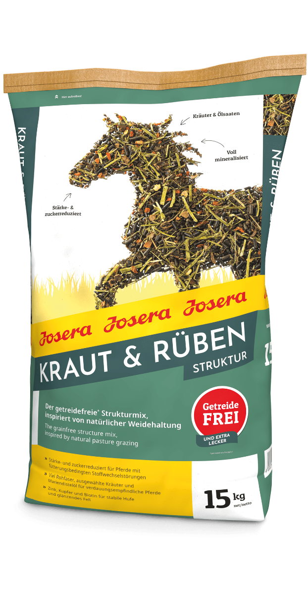 Josera Pferd Kraut & Rüben Struktur