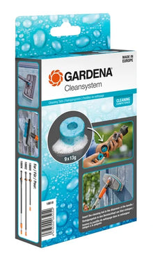 GARDENA Cleansystem Shampoo, Reinigungstabs für Cleansystem Stiele, Nassreinigung