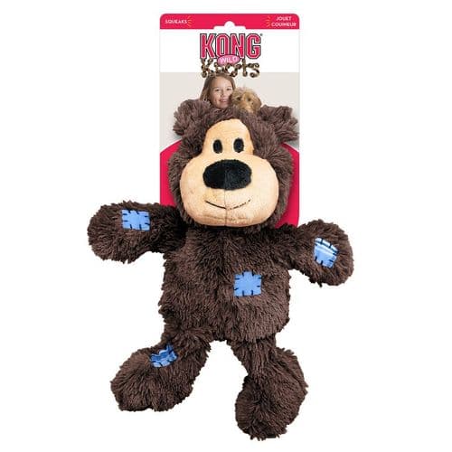 KONG Wild Knots Bär Seil Plüsch Hundespielzeug