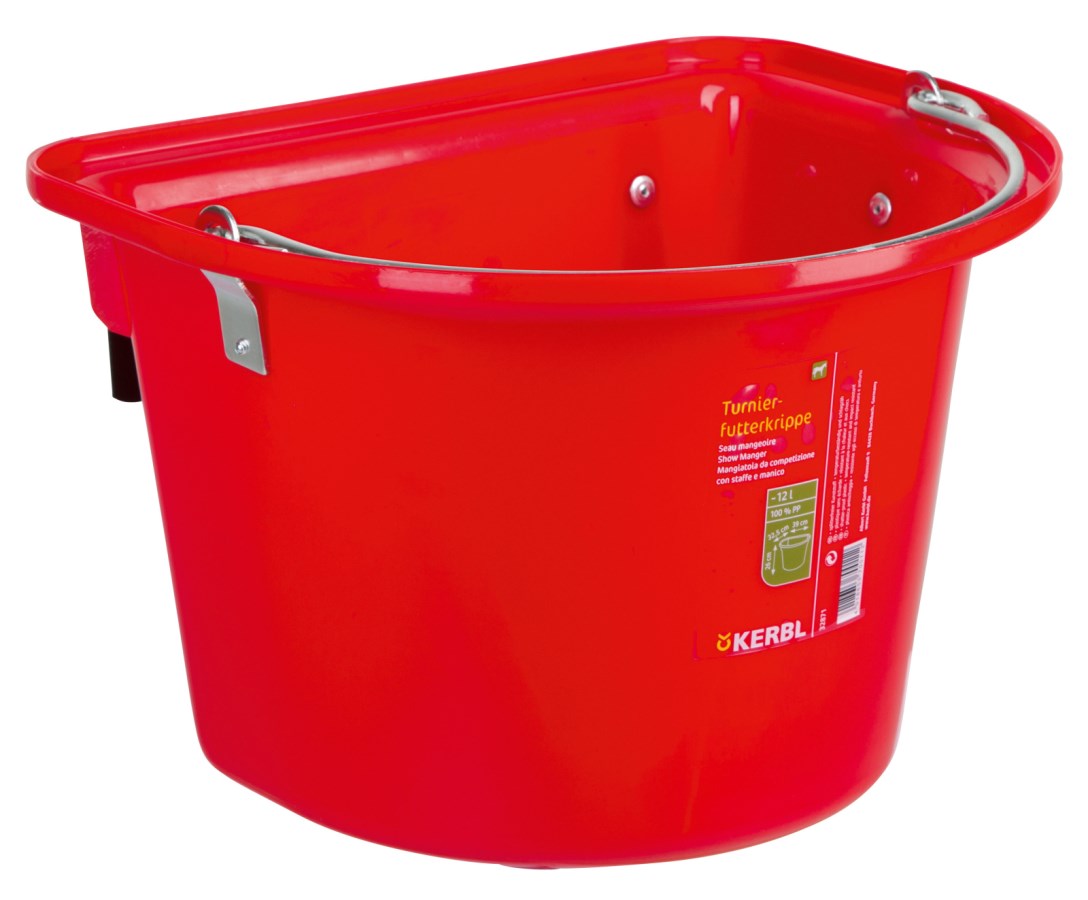 Kerbl Tournament Feed Trough with Hanging Bracket and Carry Handle