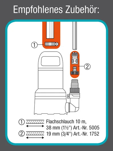 GARDENA Klarwasser-Tauchpumpe 11000