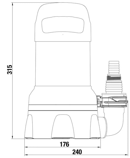 GARDENA Klarwasser-Tauchpumpe 11000