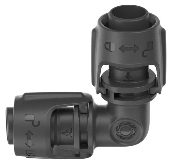 Micro-Drip-System L-Piece 13 mm (1/2") - Content: 2 pieces