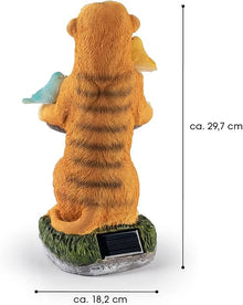 LED Solar Meerkat with Bird Bath