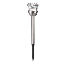 LED Solar Rose Garden Stake