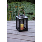 LED Outdoor Laterne im Rattan Look Solarbetrieb incl. Akku