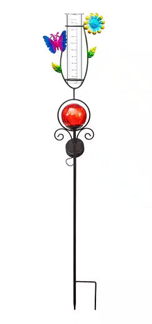 LED Solar Plug-in Rain Gauge Bonetti Design