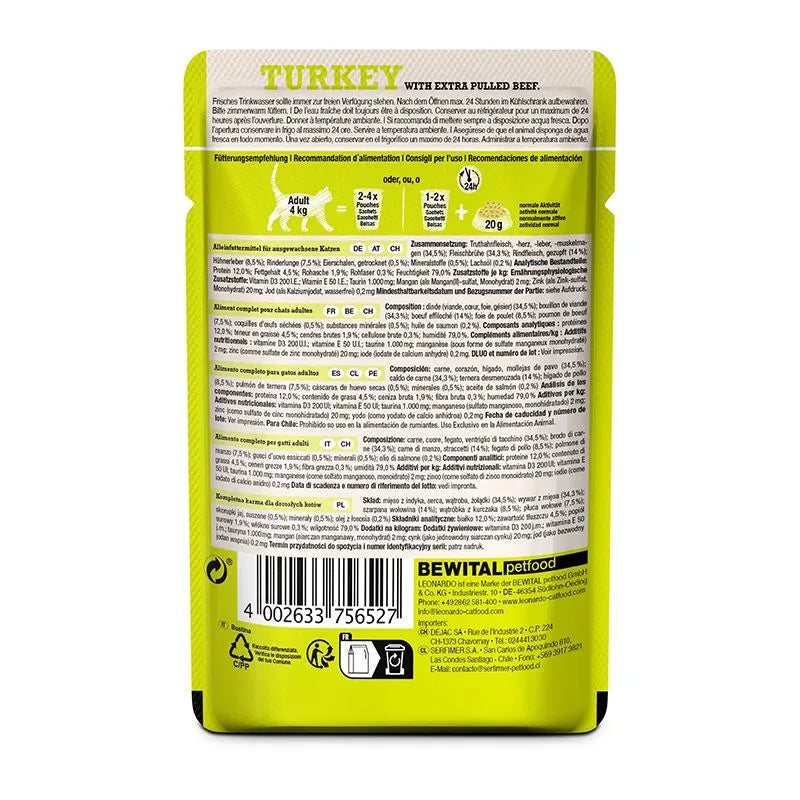 LEONARDO Turkey + extra Pulled Beef