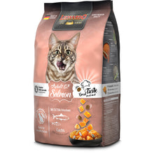 katze, beutel, trockenfutter, adult, lachs