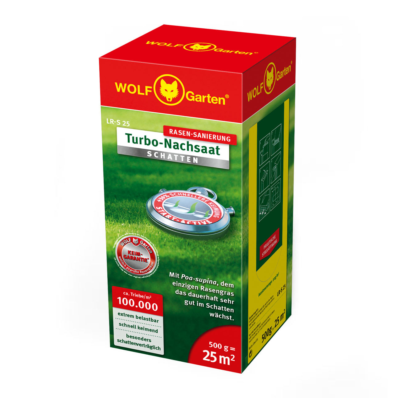 Wolf-Garten LR-S 25 „Turbo-Nachsaat Schatten“