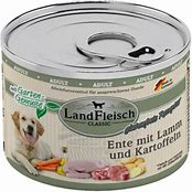 LandFleisch Dog Classic Ente mit Lamm + Kartoffel