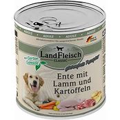 LandFleisch Dog Classic Ente mit Lamm + Kartoffel