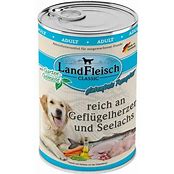LandFleisch Dog Classic Geflügelherz+Seelachs
