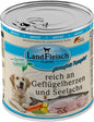 LandFleisch Dog Classic Geflügelherzen & Seelachs