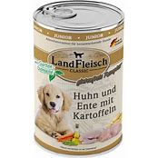 LandFleisch Dog Classic Junior Huhn,Ente+Kart