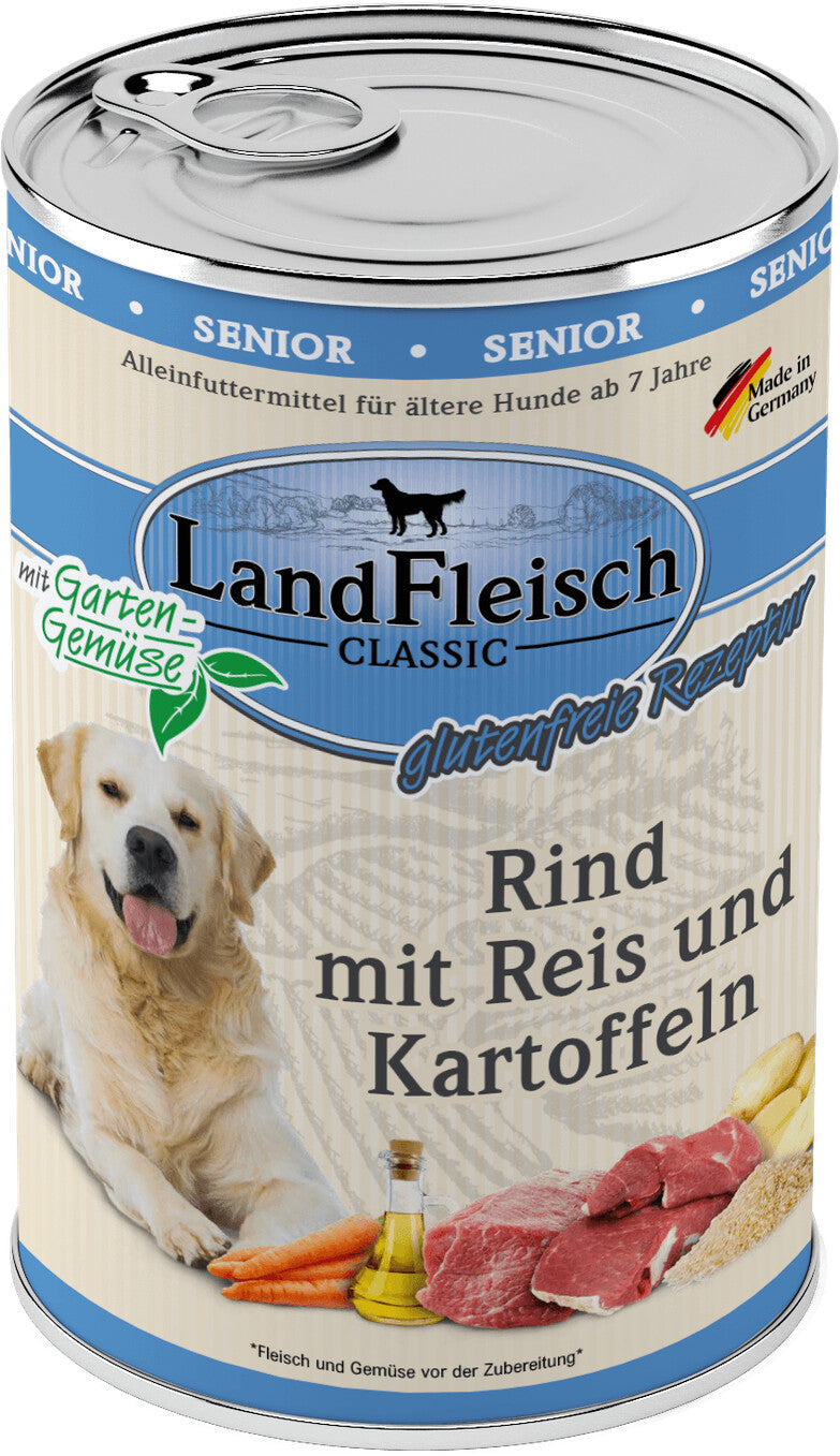 LandFleisch Dog Classic Senior Rind mit Kartoffel