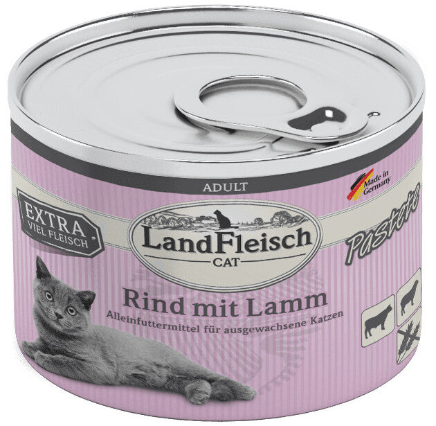 Landfleisch Cat Adult Paté Beef + Lamb