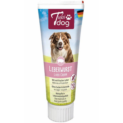 TubiDog® Leberwurstcreme Tube für Hunde – 75 g