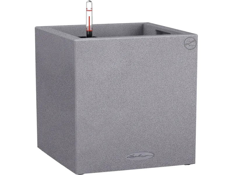 LECHUZA Pflanzenkübel CANTO Stone 30 low Komplettset
