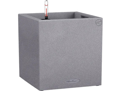LECHUZA Pflanzenkübel CANTO Stone 30 low Komplettset