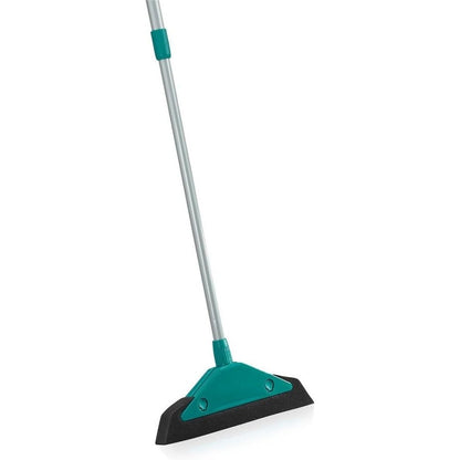 LEIFHEIT Soft & Easy Telescope Foam Broom – Sweeping Width: 34 cm