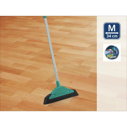 LEIFHEIT Soft & Easy Telescope Foam Broom – Sweeping Width: 34 cm