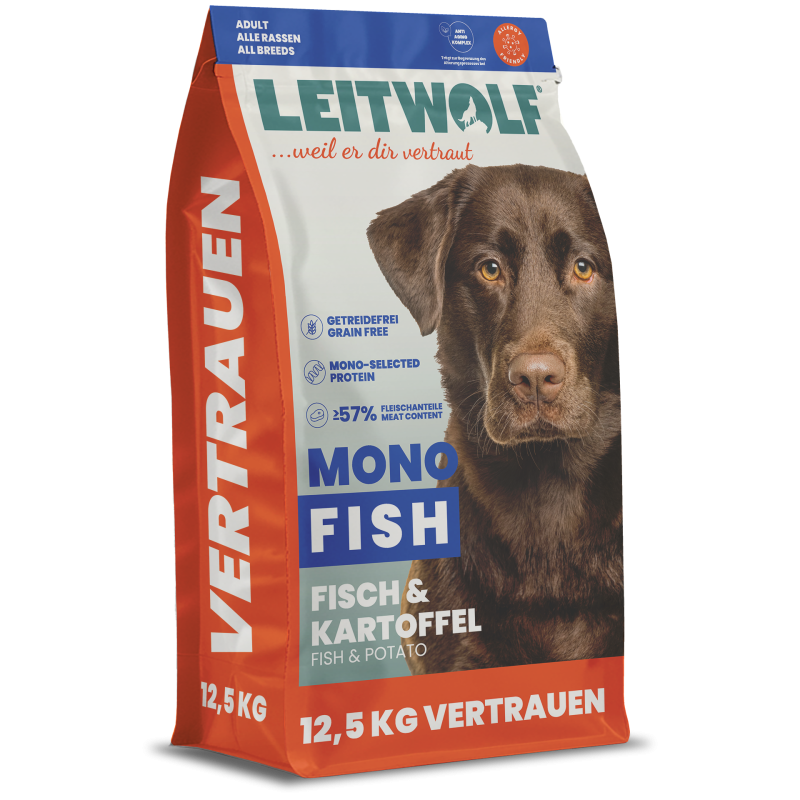 Leitwolf Mono Fish Fisch und Kartoffel