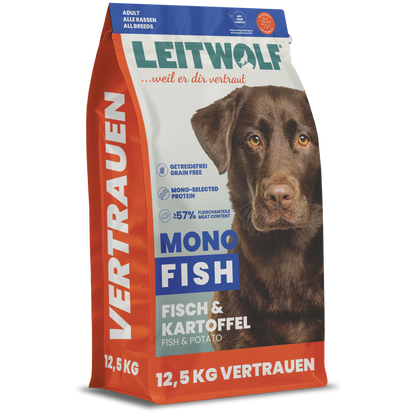 Leitwolf Mono Fish Fisch und Kartoffel