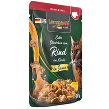 Leonardo Nassfutter Delight in Sauce - Echte Stückchen vom Rind an Kürbis 70g