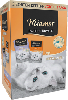 Miamor Ragout Royale in Jelly Multibox Kitten - 2 Sorten
