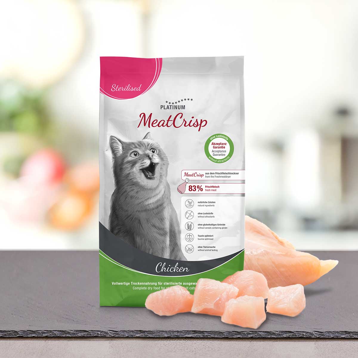 PLATINUM MeatCrisp Sterilised Chicken