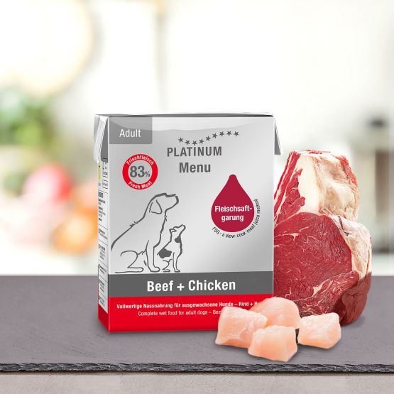 PLATINUM Menu Adult Beef + Chicken