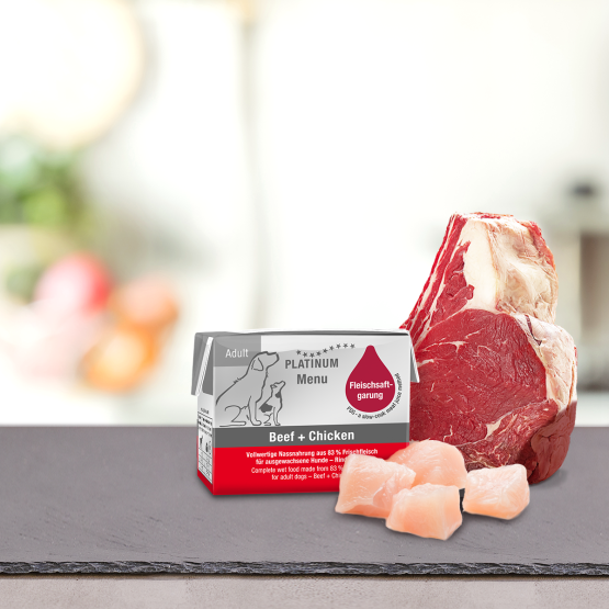 PLATINUM Menu Adult Beef + Chicken